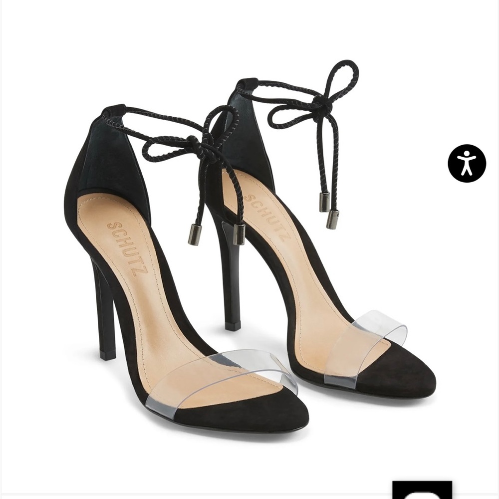 EUC SCHUTZ Josseana Sandal - Black - Size 6.5
